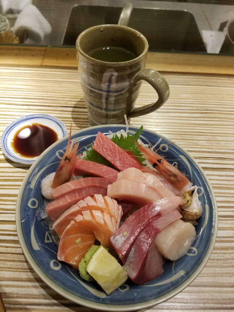 Sashimi in Taipei, Taiwan